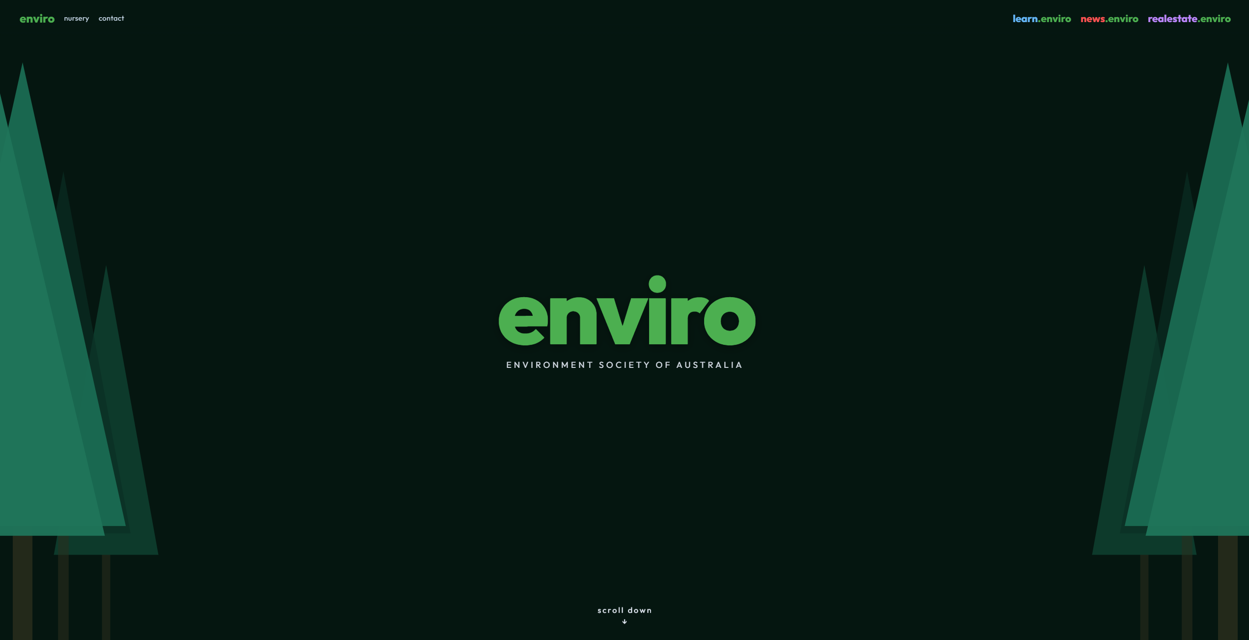 Enviro website preview